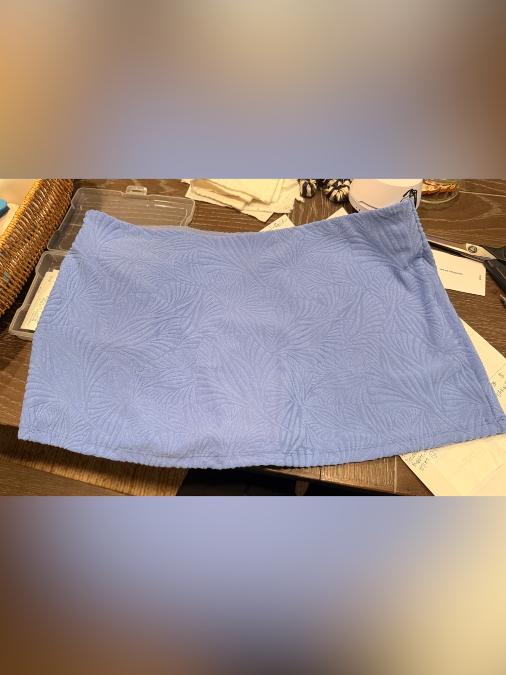 LPA Giorgia Skort Bikini Bottom Periwinkle Size XL NWT